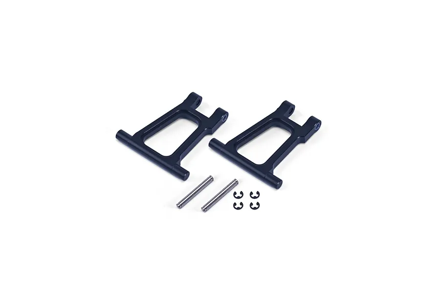 GPM Black Aluminium TT-01 Rear Upper Suspension Arms 2Pcs w/ Hardware image 131467