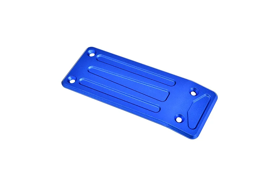GPM Blue Aluminium X-Maxx Front Skid Plate w/ Hardware image 131484