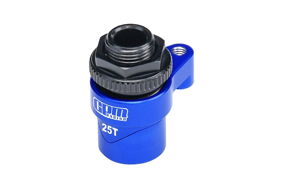 GPM Aluminium 25T Servo Horn with Servo Saver - Blue image 131504