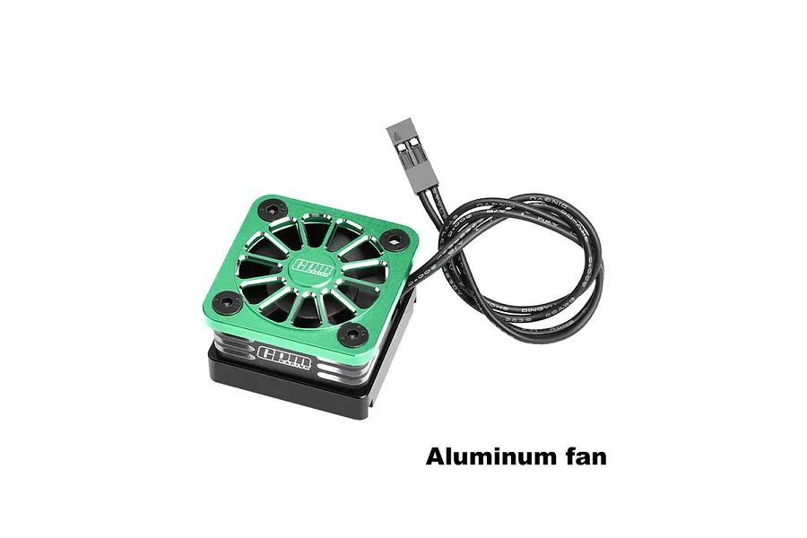 GPM Aluminium 30x30x10mm 20000rpm Cooling Fan - Green image 131599