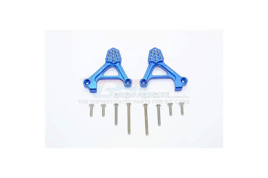GPM Blue Aluminium TRX-4 Rear Adjustable Shock Tower 2Pcs image 131627