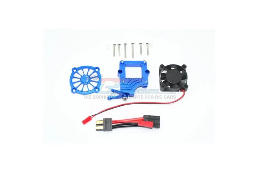 GPM Black Aluminium TRX-4 ESC Cooling Fan w/ Easy On &amp;amp; Off Switch image 131630