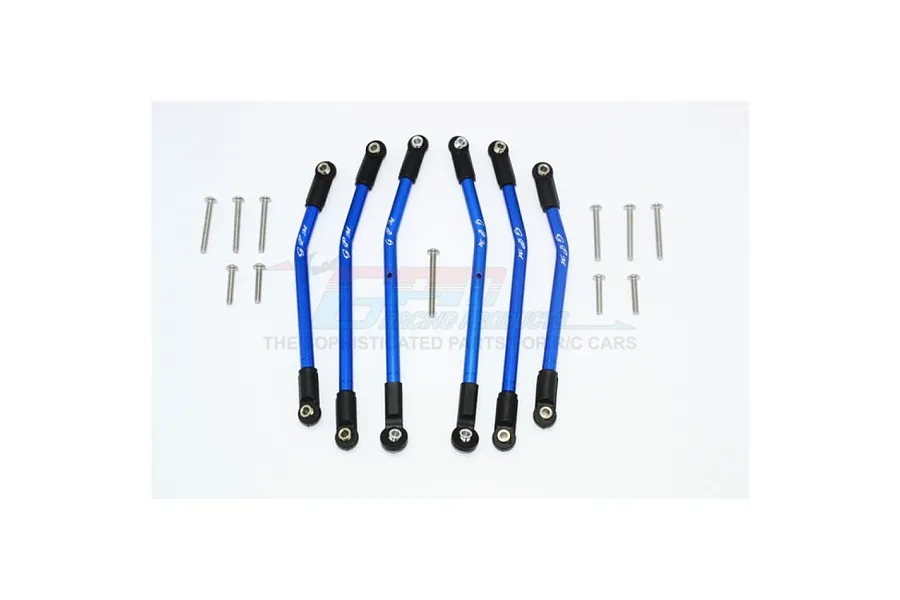 GPM Black Aluminium TRX-4 Suspension Tunbuckles 6Pcs image 131633