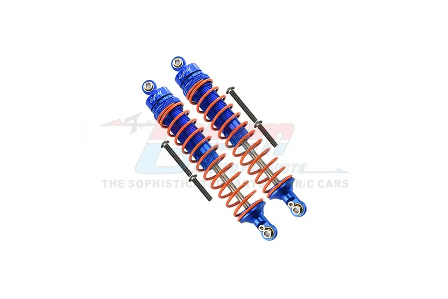 GPM Red Aluminium 115mm Adjustable Rear Heavy-Duty Shocks 2Pcs image 131698