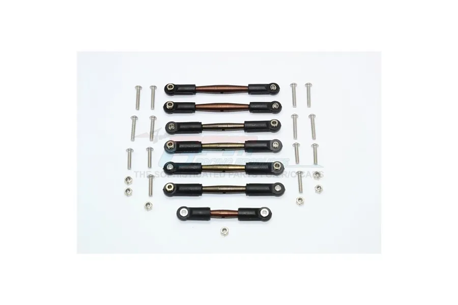 GPM Steel Traxxas Slash 2WD Complete Turnbuckle Set 7Pcs w/ Hardware image 131705