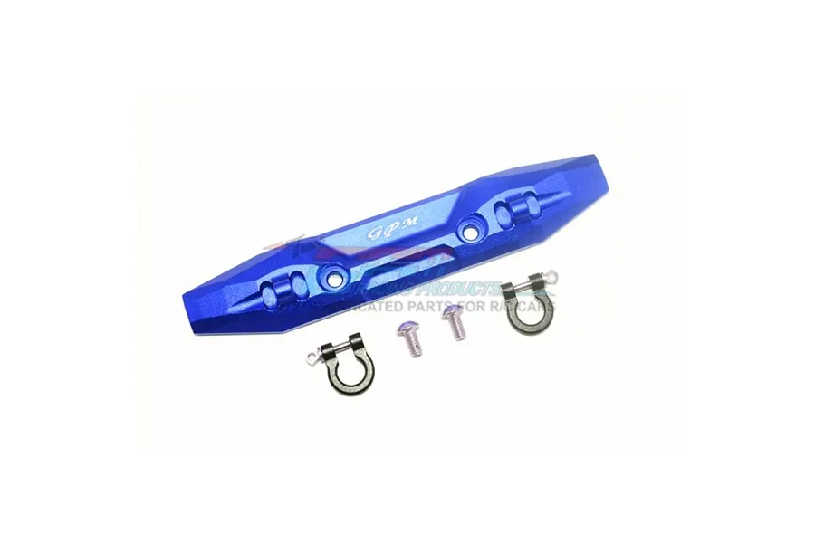 GPM Blue Aluminium E-Revo 2.0 Front Bumper w/ D Rings image 5