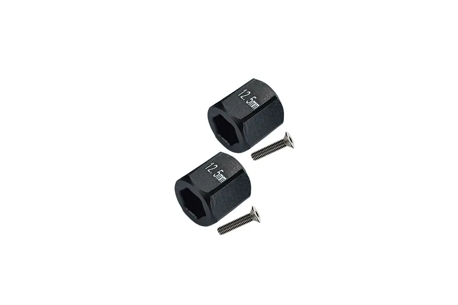 GPM Aluminium Rear Wheel Hex Adapters - Black image 131716