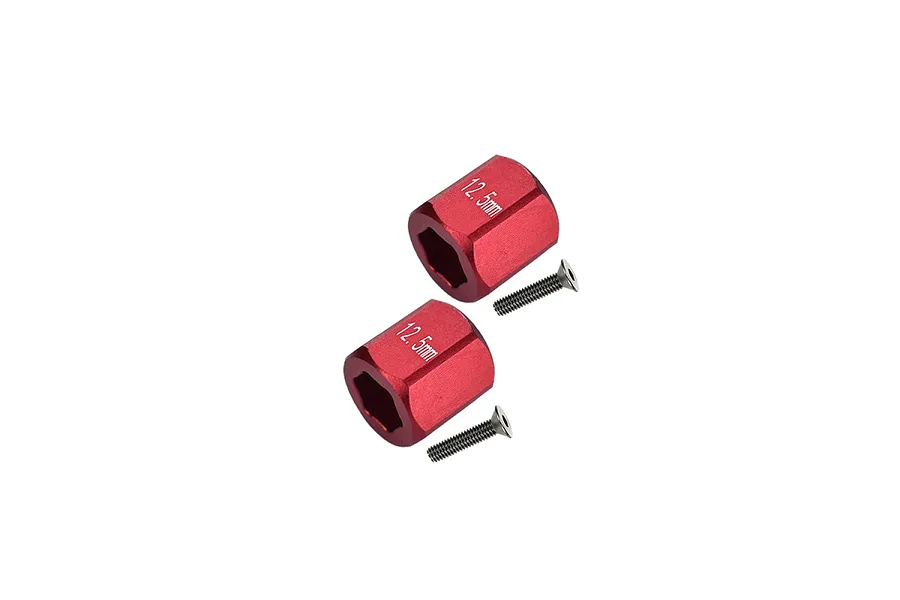 GPM Aluminium Rear Wheel Hex Adapters - Red image 131719