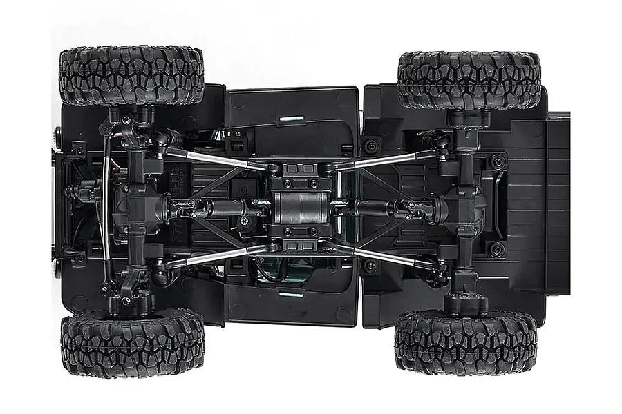 FMS FCX24 Power Wagon RC Rock Crawler Electric Brushless 1/24 Scale RTR - Green image 131809