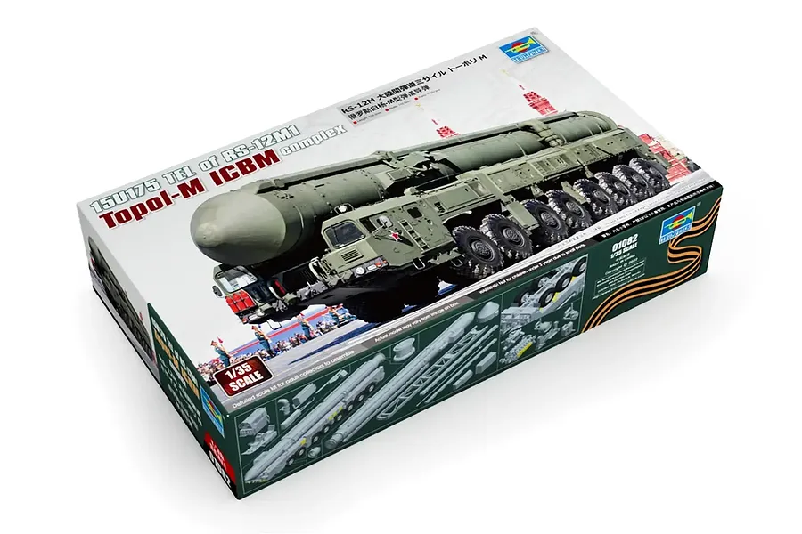 Trumpeter 1/35 15U175 TEL of RS-12M1 Topol-M ICBM Scaled Plastic Model Kit image 131835