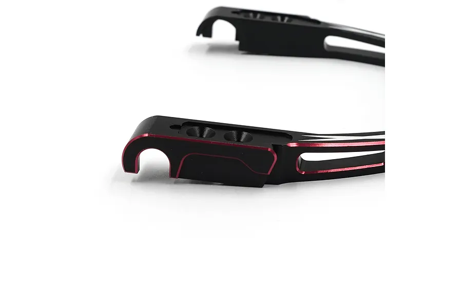 Yeah Racing Aluminium Sanwa M17 Carrying Handle with Dial - Black/Red image 131940