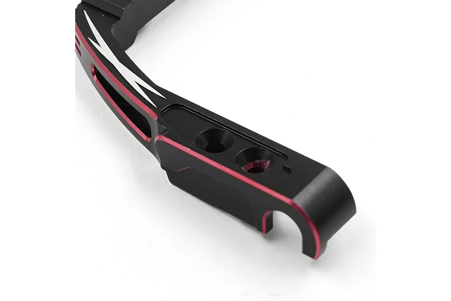 Yeah Racing Aluminium Sanwa M17 Carrying Handle with Dial - Black/Red image 131941