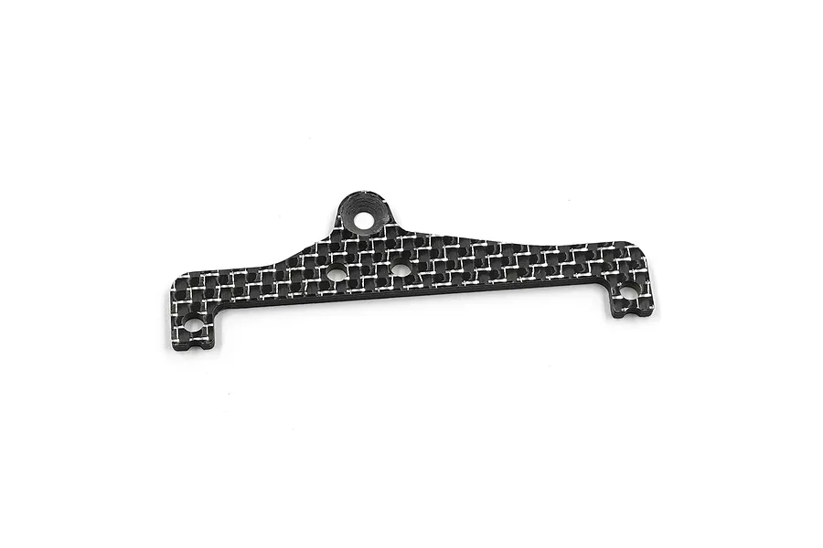 Yeah Racing Carbon Fibre 2.25mm Rear Upper Brace - Silver image 1