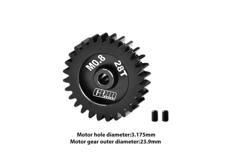 GPM Carbon Steel 28T 32dp/0.8Mod Pinion Gear image 131994