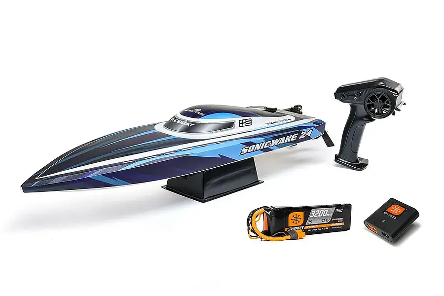 Pro Boat Sonicwake 24&amp;quot; Brushless Electric RC Speed Boat - Blue image 132067