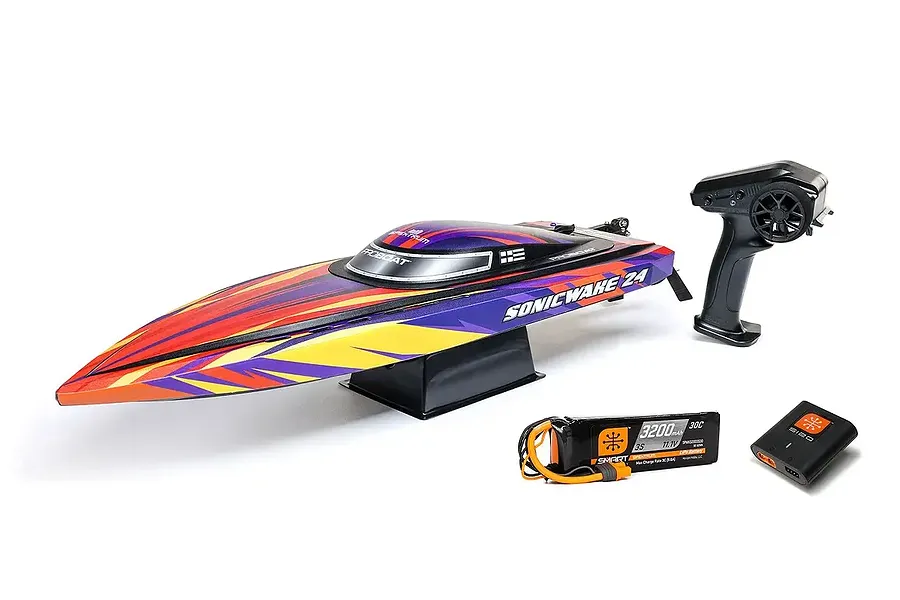 Pro Boat Sonicwake 24&amp;quot; Brushless Electric RC Speed Boat - Black image 132068