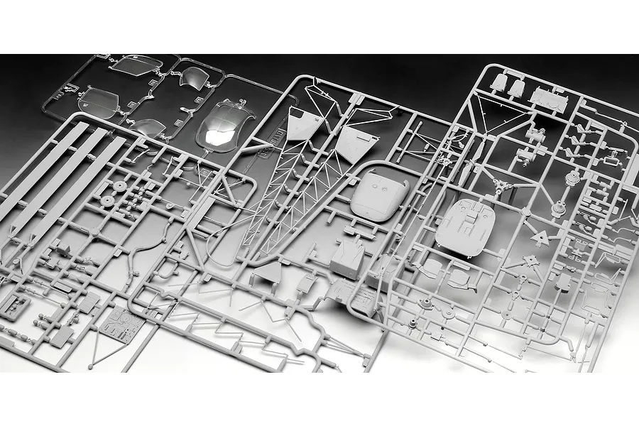 Revell 1/32 Alouette II Helicopter Scaled Plastic Model Kit image 132136