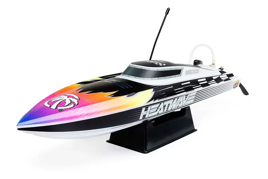 Pro Boat Recoil 2 Heatwave 18&amp;quot; Deep-V Brushless Electric RTR RC Speed Boat - White image 132186