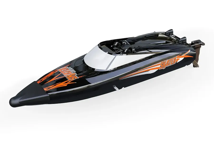 UDI 13&amp;quot; Skater Deep V Electric RC Boat - Black image 132201