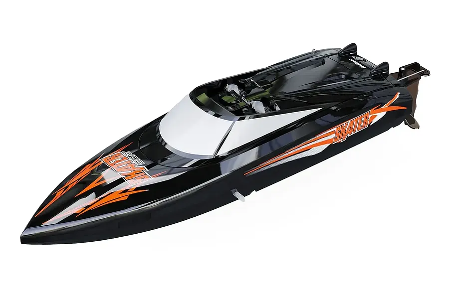 UDI Skater 13&amp;quot; RC Speed Boat Deep V RTR - Black image 132202