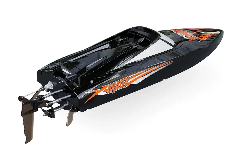 UDI Skater 13&amp;quot; RC Speed Boat Deep V RTR - Black image 132204