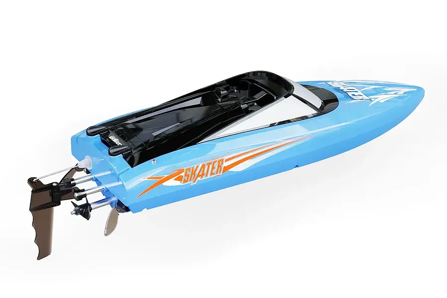 UDI Skater 13&amp;quot; RC Speed Boat Deep V RTR - Blue image 132210
