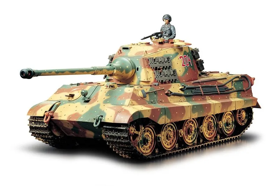 Tamiya 1/16 King Tiger Production Turret Scaled RC Tank Kit w/ Fully Optioned image 132222