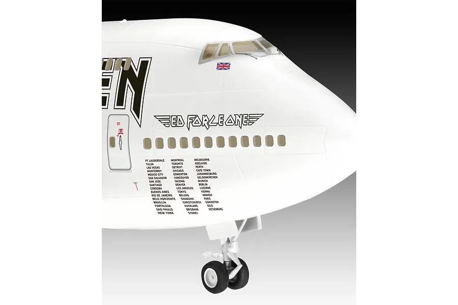 Revell 1/144 Boeing 747-700 Iron Maiden “Ed Force One” Aeroplane Scaled Plastic Model Kit image 132252