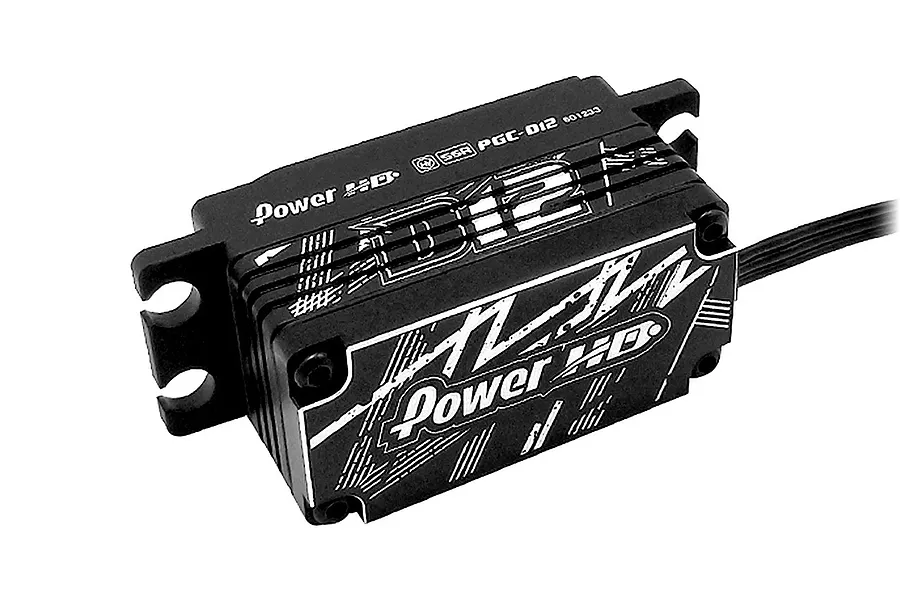 Power HD Silver Aluminium D12 Low Profile HV Coreless 12.5kg 7.4v Metal Geared Servo image 132318