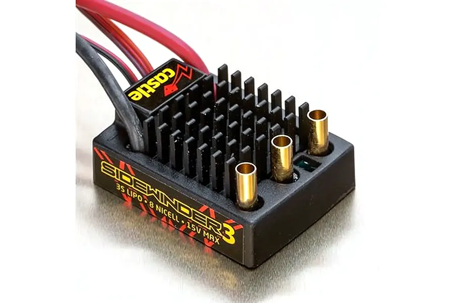 Castle Creations Sidewinder 3 Waterproof Brushless ESC image 132338