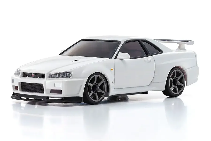 Kyosho Mini-Z Nissan Skyline GT-R R34 V.spec II Nur ASC Body Shell - White image 132390