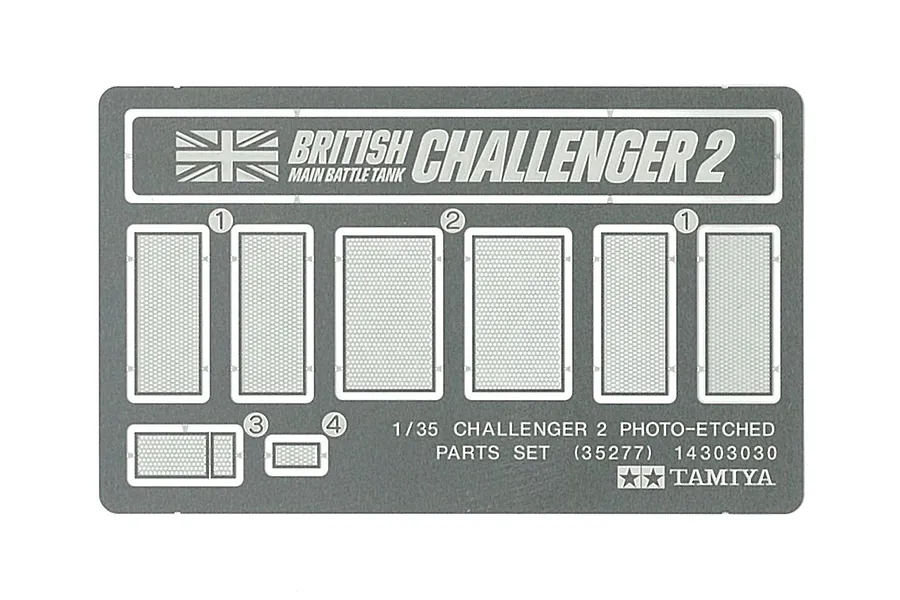 Tamiya 1/35 Challenger 2 Photo Etched Parts Set image 132429