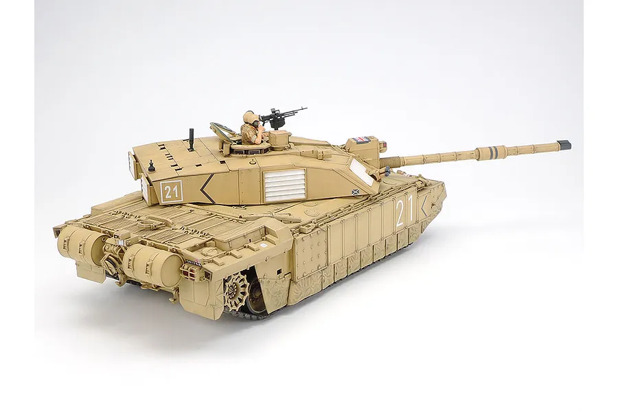 Tamiya 1/35 British MBT Challenger 2 (Desertised) Tank Scaled Plastic Model Kit image 132430