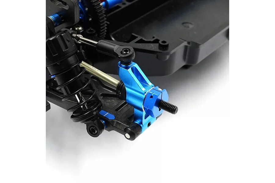 Yeah Racing Aluminium Steering Conversion Kit - Blue image 132446