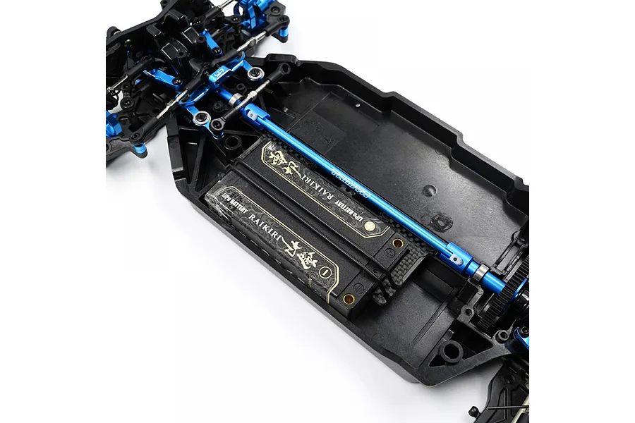 Yeah Racing Aluminium Steering Conversion Kit - Blue image 132447