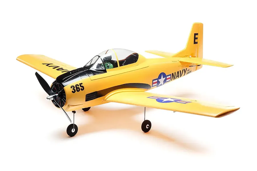 E-Flite RC Plane T-28 Trojan 1.1m Warbird BNF Basic with AS3X and Safe Select Technology image 132546
