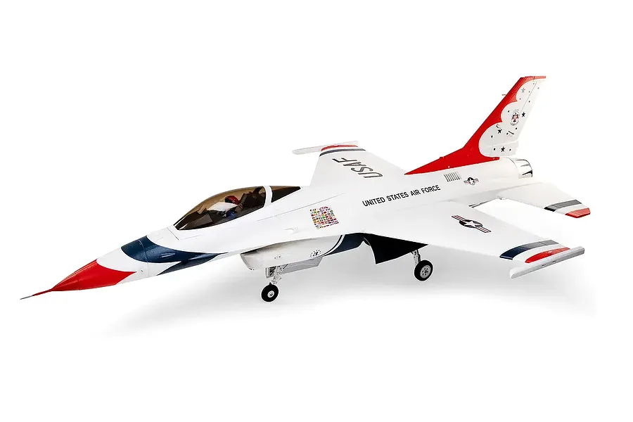 E-Flite RC Plane F-16 Thunderbirds 1m EDF Jet ARF Plus image 132548