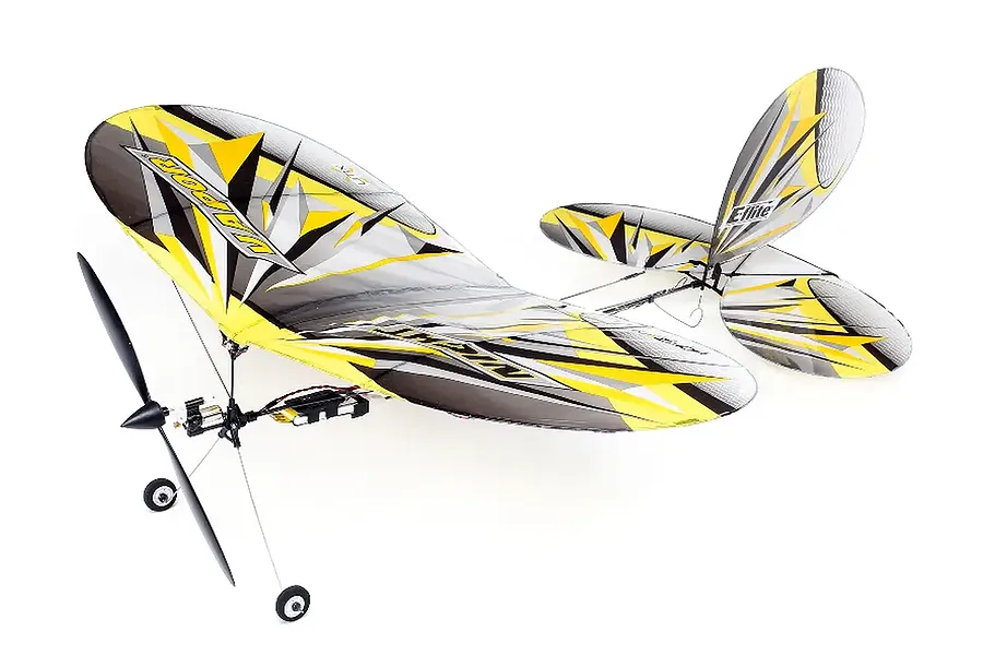 E-Flite RC Plane UMX Night Vapor 380mm 3D Aerobatic BNF Basic with AS3X and Safe Select Technology image 132570