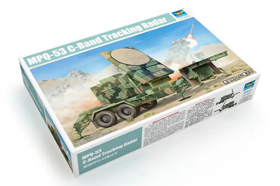Trumpeter 1/35 MPQ-52 C-Band Tracking Radar Trailer Scaled Plastic Model Kit image 132612