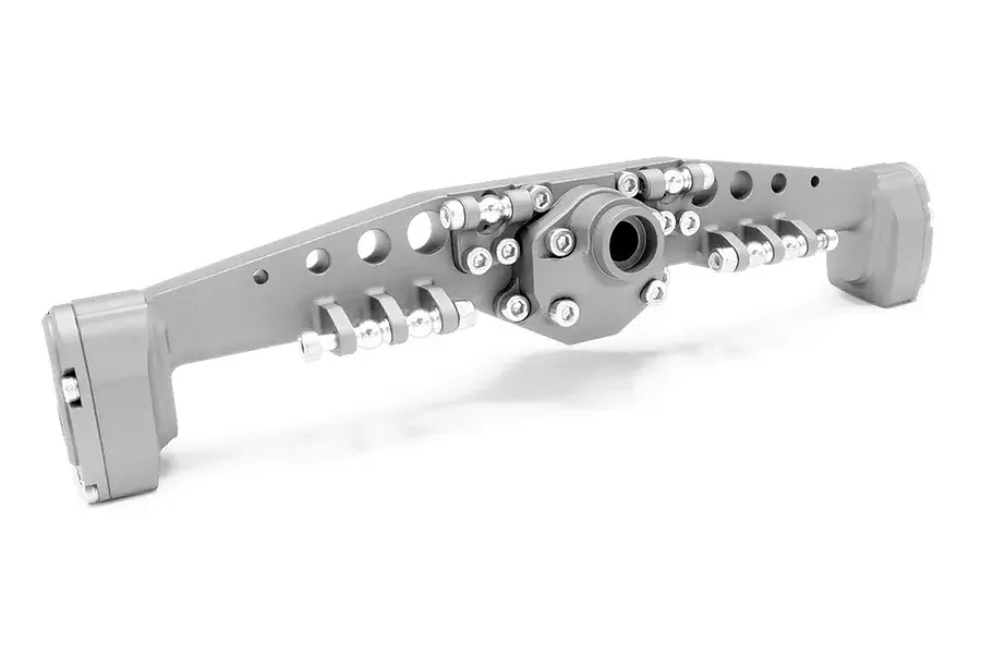 Vanquish Silver Aluminium Capra Rear Currie F9 Portal Axle Differential/Axle Housing image 132637