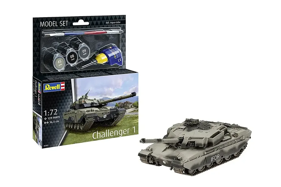 Revell 1/72 Challenger 1 Scaled Plastic Model Kit image 132657