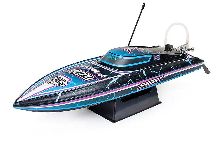 Pro Boat Recoil 2 Shreddy 18&amp;quot; Deep-V Brushless Electric RTR RC Speed Boat - Black image 132684