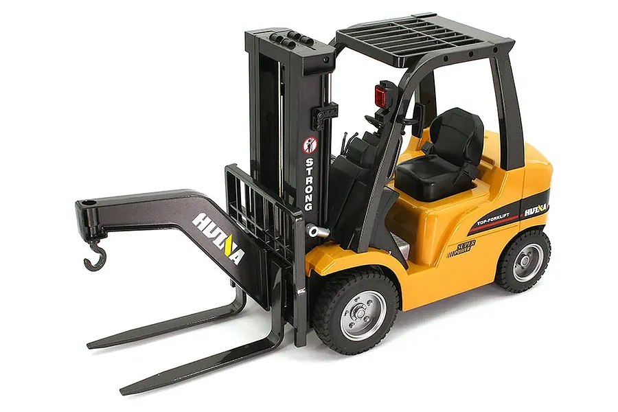 Huina Forklift with Trailer RC Construction Vehicle Electric 2WD 1/10 Scale RTR image 132726