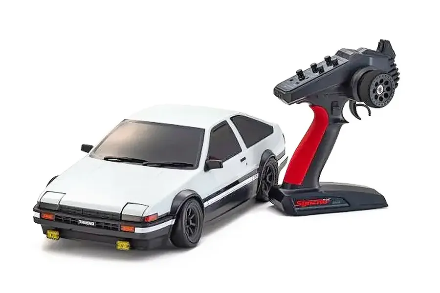 Kyosho Fazer D2 Toyota AE86 Sprinter Trueno RC Drift Car Electric RWD 1/10 Scale RTR - White image 132733