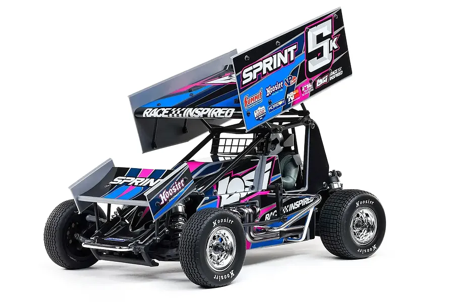 Losi 22S Sprint RC Sprint Car Electric Brushless 2WD 1/10 Scale RTR - Blue image 132779