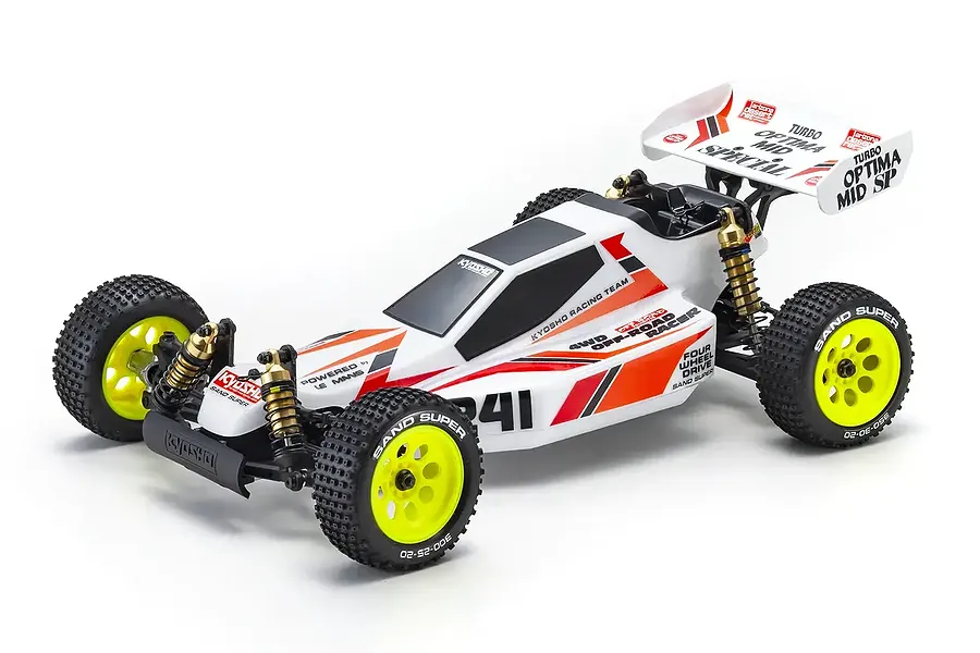 Kyosho Turbo Optima Mid Special Vintage Edition RC Buggy Electric 1/10 Scale Kit image 132782