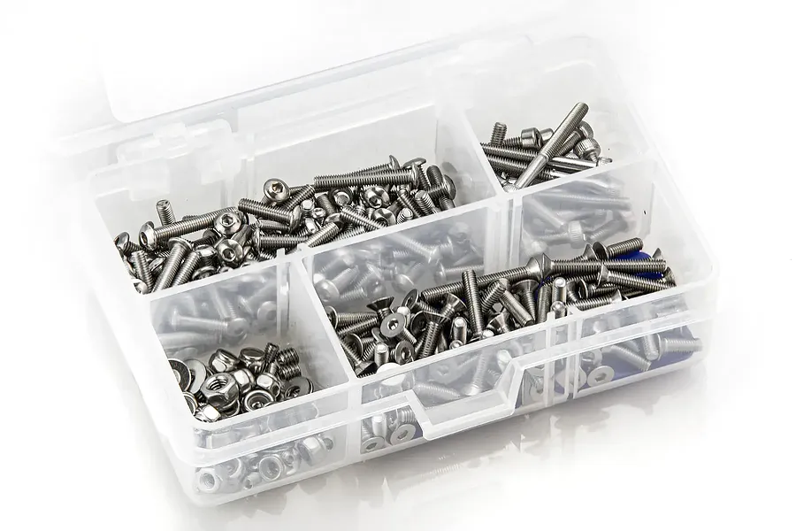 RC Screwz Lightning ERX Complete Stainless Steel Screw Kit image 132800
