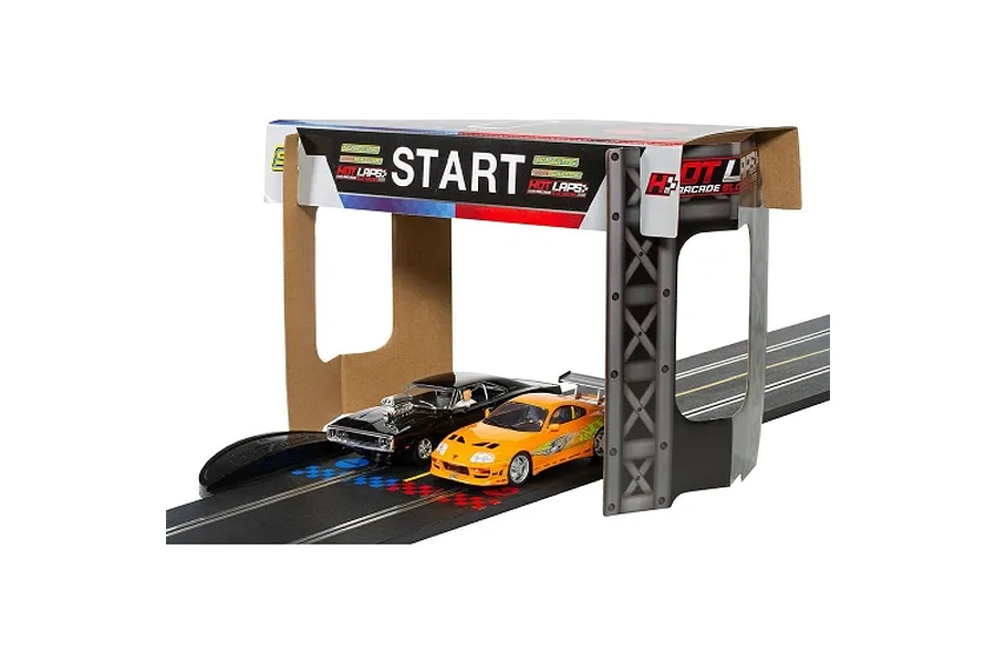 Scalextric 1/32 Fast &amp;amp; Furious Hot Laps Slot Car and Track Set image 132862