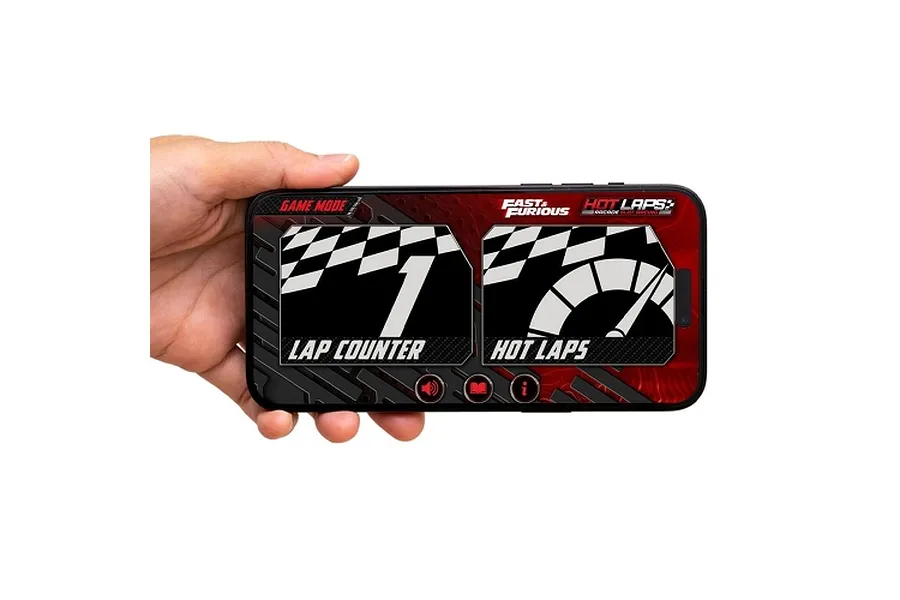 Scalextric 1/32 Fast &amp;amp; Furious Hot Laps Slot Car and Track Set image 132873