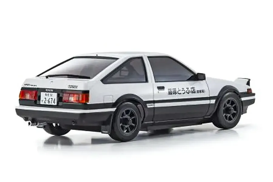 Kyosho Mini-Z Toyota Sprinter Trueno AE86 Initial D ASC Painted Body Shell - White Panda image 132963